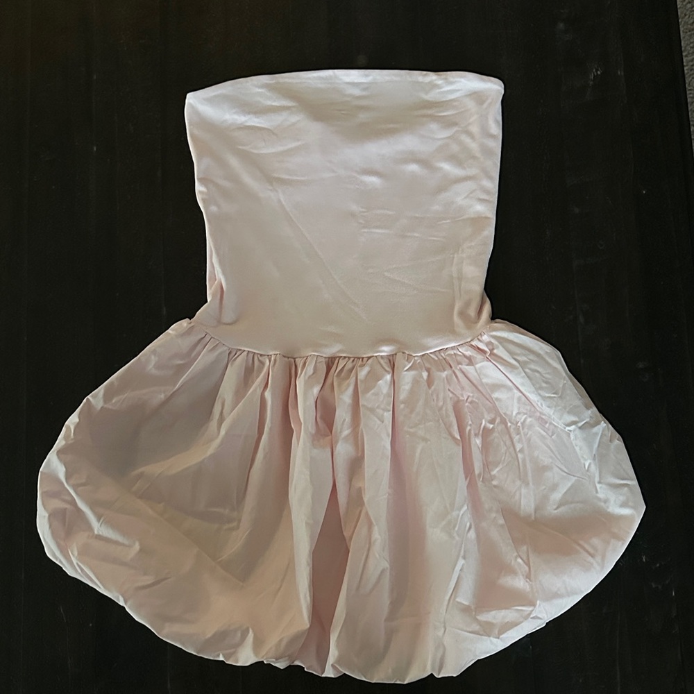Strapless Pink bubble dress